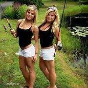 girls fishing